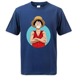 Luffy Shirt Marineblau