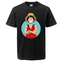 Luffy Shirt Schwarz