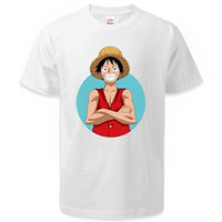 Luffy Shirt Weiß