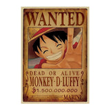 Luffy Wanted Poster