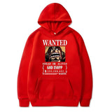 Lysop Wanted Hoodie Rot