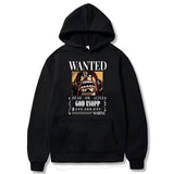 Lysop Wanted Hoodie Schwarz