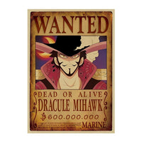 Mihawk Wanted Poster
