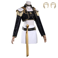 Mira Golden Outfit Fan Kostuem