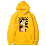 Monkey D. Luffy Hoodie Gelb