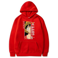 Monkey D. Luffy Hoodie Rot