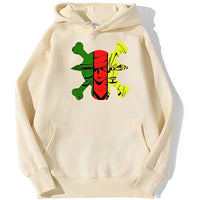 Monster Trio Hoodie Beige