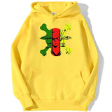 Monster Trio Hoodie Gelb