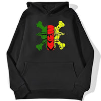 Monster Trio Hoodie Schwarz