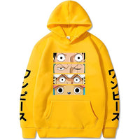 Mugiwara Eyes Hoodie Gelb