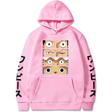 Mugiwara Eyes Hoodie Rosa