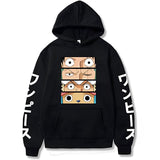 Mugiwara Eyes Hoodie Schwarz