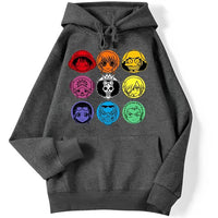 Mugiwara Hoodie Dunkelgrau