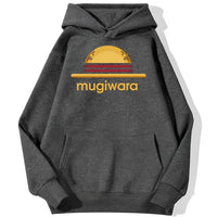 Mugiwara Strawhat Hoodie Dunkelgrau