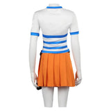 Nami One Piece Cosplay Streifenshirt