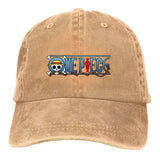 One Piece Anime Cap Beige