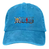 One Piece Anime Cap Blau