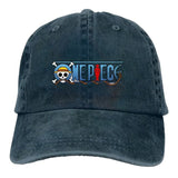 One Piece Anime Cap Marineblau