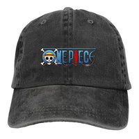 One Piece Anime Cap Schwarz