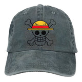 One Piece Basecap Dunkelgrau