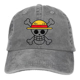 One Piece Basecap Grau