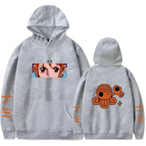 One Piece Hoodie Damen Grau