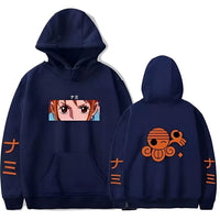 One Piece Hoodie Damen Marineblau