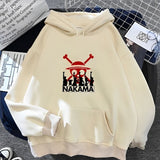 One Piece Hoodie Herren Beige