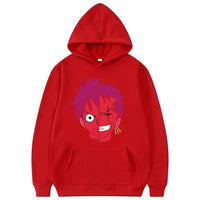 One Piece Pulli Rot