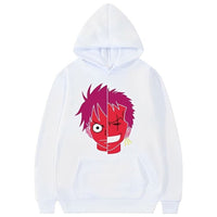 One Piece Pulli Weiß