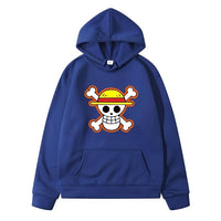 One Piece Pullover Blau