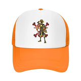One Piece Ruffy Gold Cap Orange
