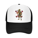One Piece Ruffy Gold Cap Schwarz