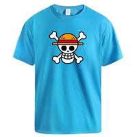 One Piece Shirt Hellblau