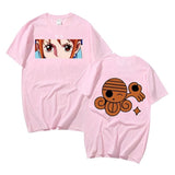 One Piece T Shirt Damen Rosa