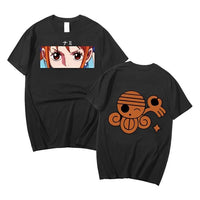 One Piece T Shirt Damen Schwarz