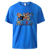 One Piece T Shirt Herren Blau
