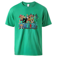 One Piece T Shirt Herren Grün