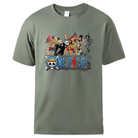 One Piece T Shirt Herren Khaki