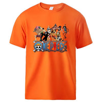 One Piece T Shirt Herren Orange