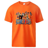 One Piece T Shirt Herren Orange