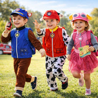 Paw Patrol Kostüm Kinder Weste Hose Mütze Rucksack