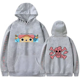 Pirat Chopper Hoodie Grau