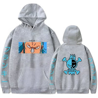 Pirat Franky Hoodie Grau