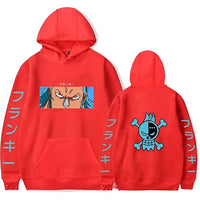 Pirat Franky Hoodie Rot