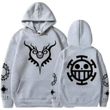 Pirat Law Hoodie Grau