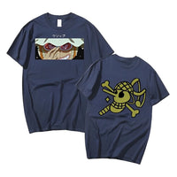 Pirat Lysop T-Shirt Marineblau