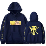 Pirat Sanji Hoodie Marineblau