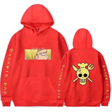 Pirat Sanji Hoodie Rot