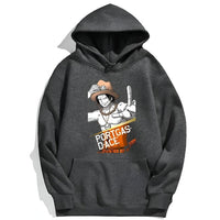 Portgas D. Ace Hoodie Dunkelgrau